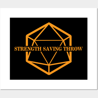 Strength Saving Throw Posters and Art